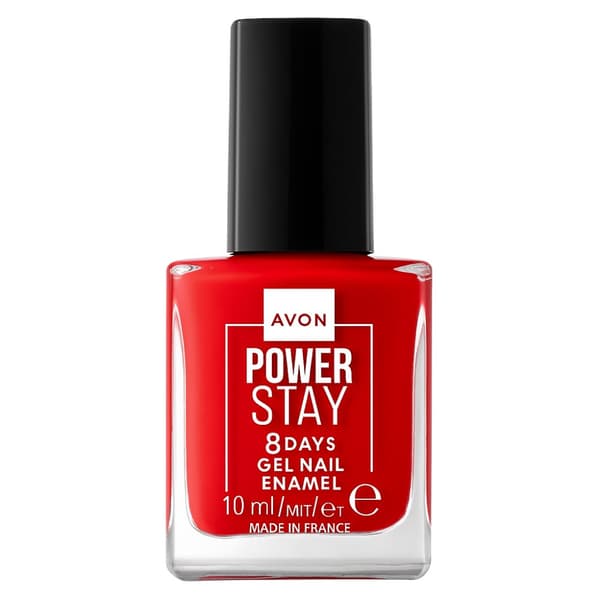 AVON Powerstay Gel Nagellack, Hybrid Effekt Designer Röd
