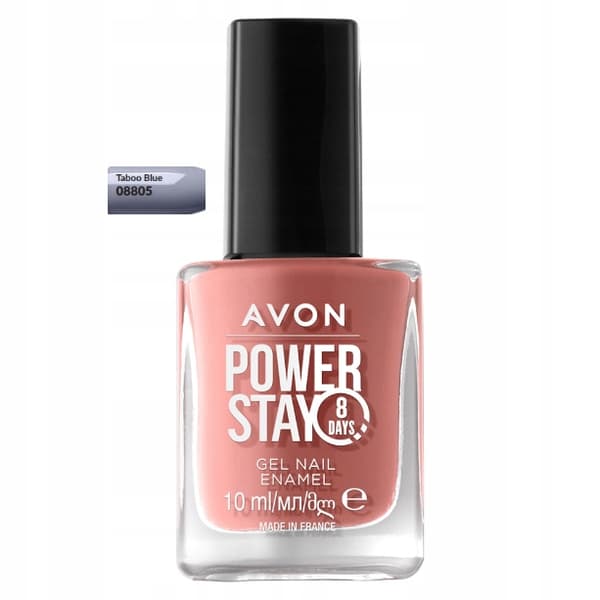 AVON Powerstay Taboo sininen geelilakka