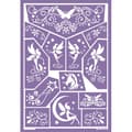 Miniatyrbild 1 av 2: Sminkstencil - Fairy - 13 stenciler - Självhäftande - Återanvändbar - Tvättbar