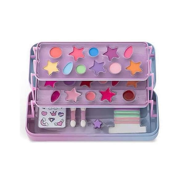 Makeupbox för barn - MARTINELIA - Lilla Enhörningen - Rosa - Inuti - För flicka