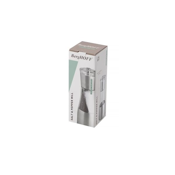 BergHOFF 19 cm Salt & Peber Duo-kvrn - Dobbeltkvrn med Justerbar Keramisk Mekanisme