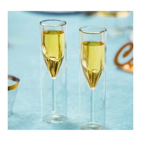 LIVIT Champagneglas, Borosilikatglas, 100 ml, Sæt med 2