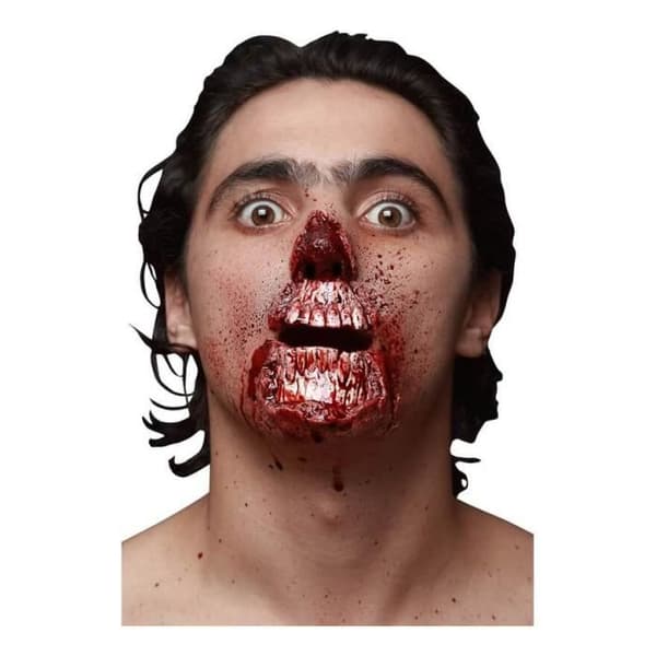 Maquillage FX - Disfrazzes - Zombie-näsa och mun - One size - Multicolor - Latex