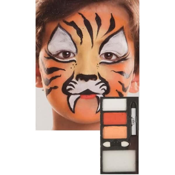 Makeup Kit - MY OTHER ME FUN COMPANY, SL. - Tiger - One Size - Black - Child