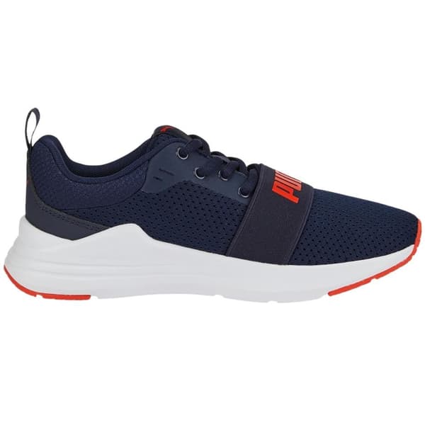 Barnskor Puma Wired Run Jr blå 374214 21 37
