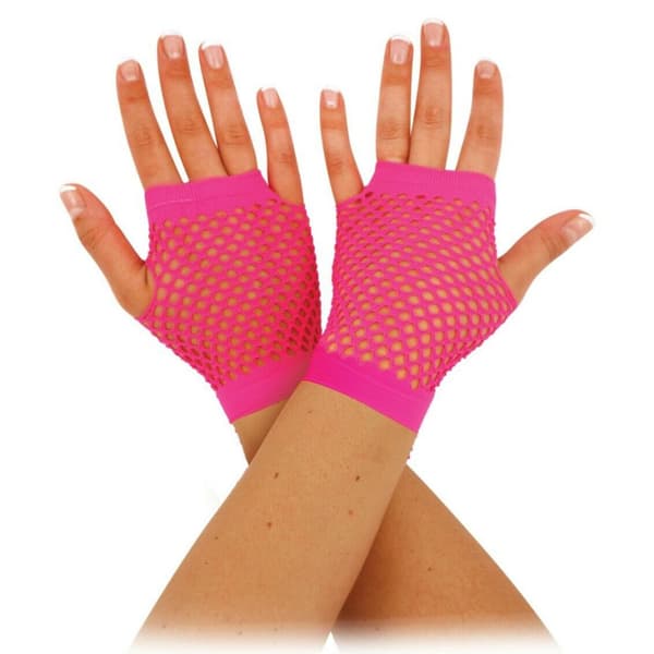 Bristol Novelty Unisex Adults Short Fishnet Gloves (1 Pair)