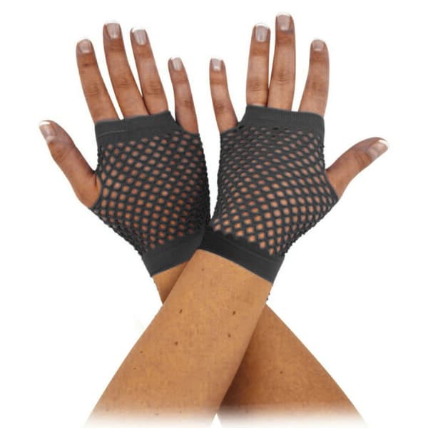 Bristol Novelty Unisex Adults Short Fishnet Gloves (1 Pair)