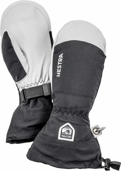 Handskar Hestra Army Leather Heli Ski Mitt, Svart