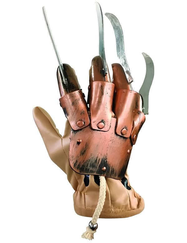 Handske Freddy Krueger™ voksen.Size-One size