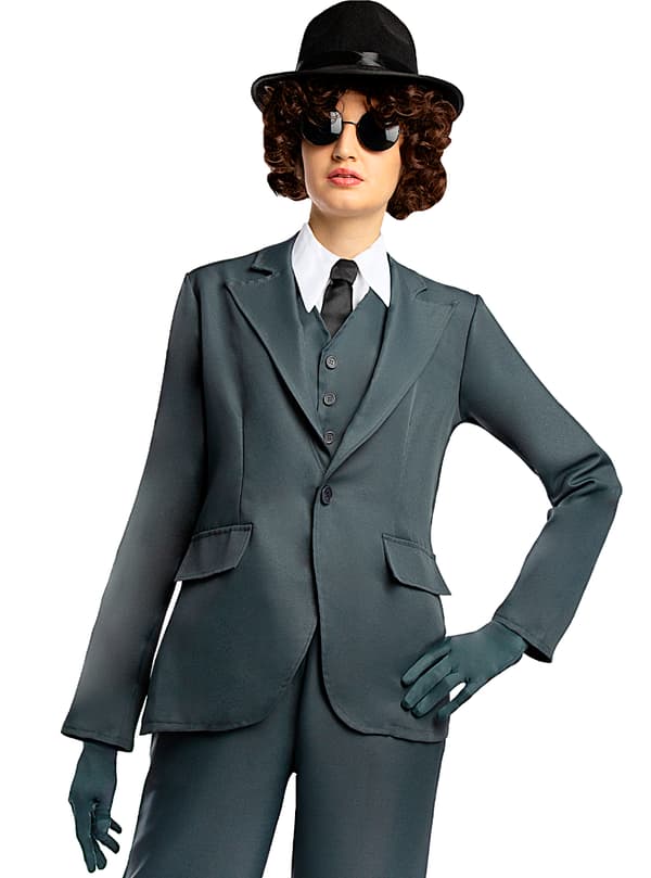 FUNIDELIA Polly Gray Kostumesæt - Peaky Blinders til kvinder - Størrelse: 0