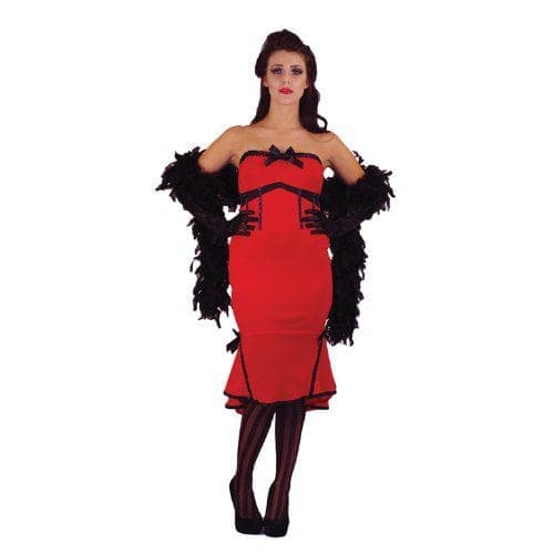 Jade Inferno ShowGirl 50-tal Maskeraddräkt