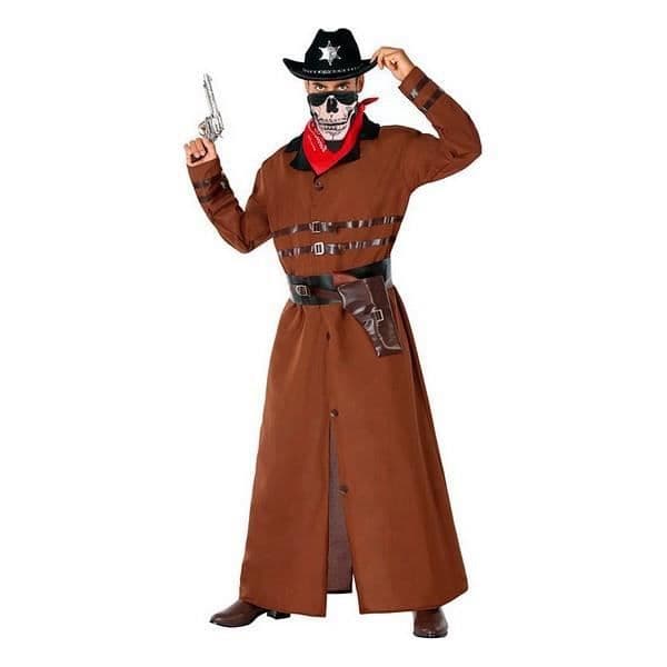 Festdräkt för män Cowboy Fancy Dress Storlek - XL