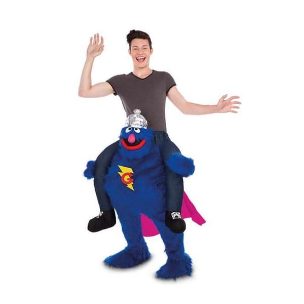 Kostume til voksne My Other Me Blå Onesize Monster