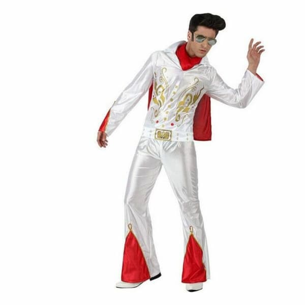 Kostume til voksne Th3 Party Hvid (4 Dele) - XL