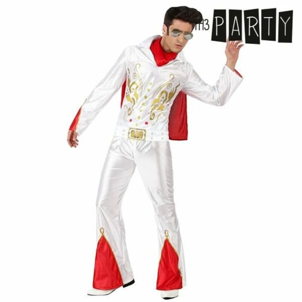 Kostume til voksne Th3 Party Hvid (4 Dele) - XL