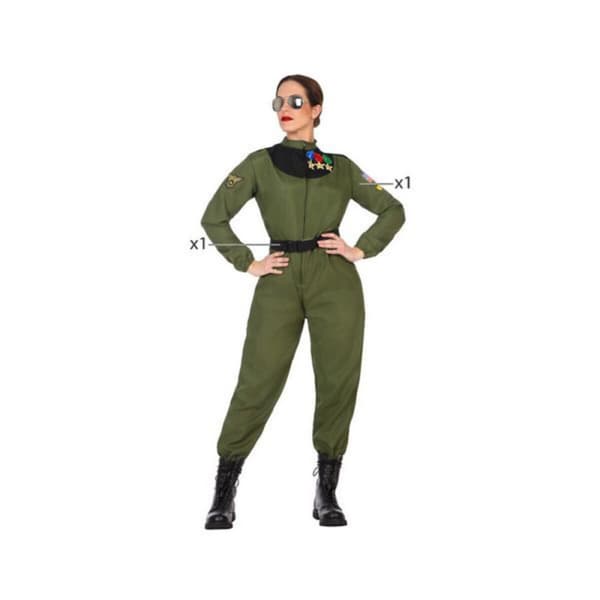 Kostume til voksne Th3 Party Grøn (2 Dele) - XL