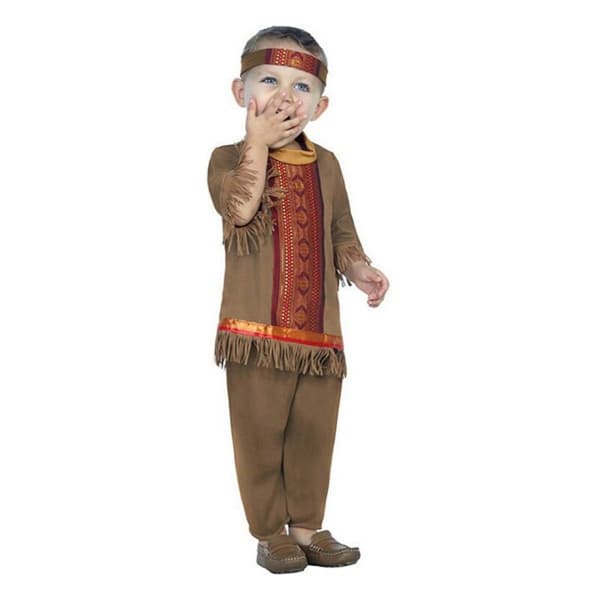 Kostume til babyer 113220 Amerikansk Indisk - 24 måneder