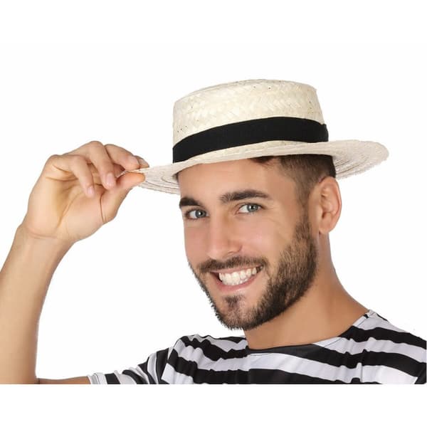 Stråhat Hvid