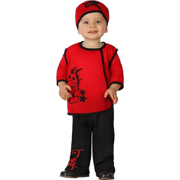 Kostume til babyer Kineser dreng (3 pcs) - 0-6 måneder