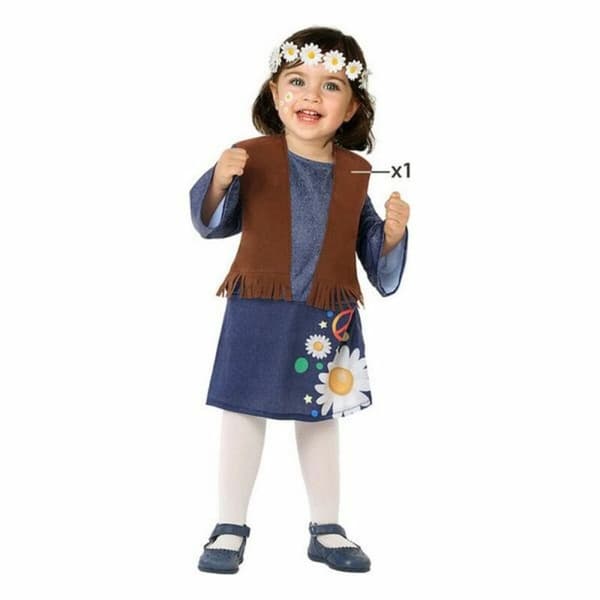 Kostume til babyer Hippie Multifarvet - 24 måneder