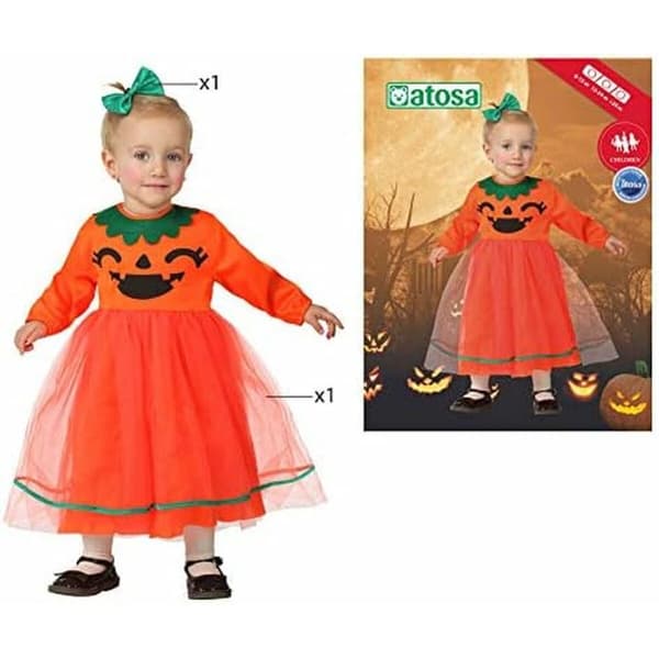 Kostume til babyer Th3 Party Orange (2 Dele) - 0-6 måneder