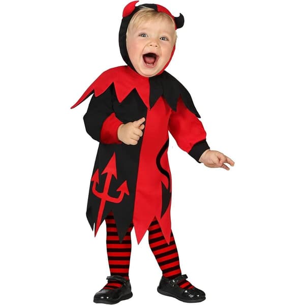 Kostume til babyer Th3 Party Multifarvet Dæmon (3 Dele) - 6-12 måneder