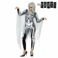 Miniatyrbillede 1 af 4: Kostume til voksne Th3 Party Sort Skelet (2 Dele) - XL