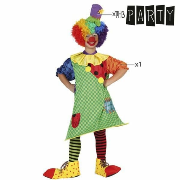 Kostume til børn Th3 Party Multifarvet Cirkus (2 Dele) - 3-4 år