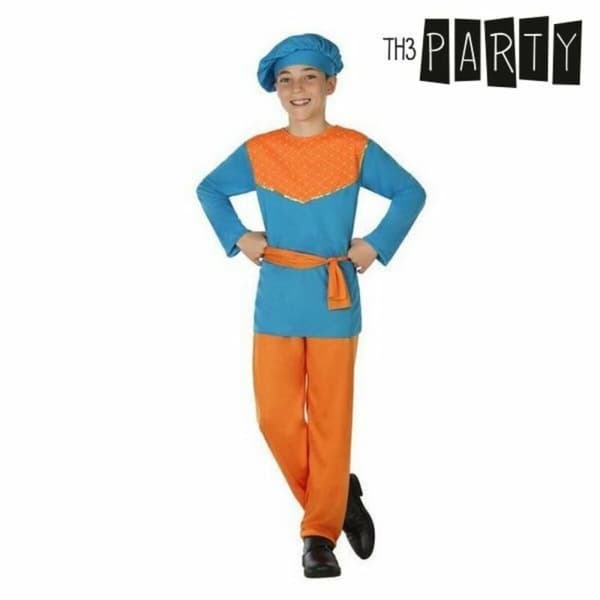 Kostume til børn Høstak Blå 4 pcs - 7-9 år