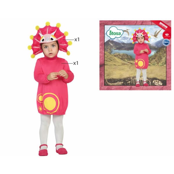 Kostume til babyer Drage Pink - 6-12 måneder