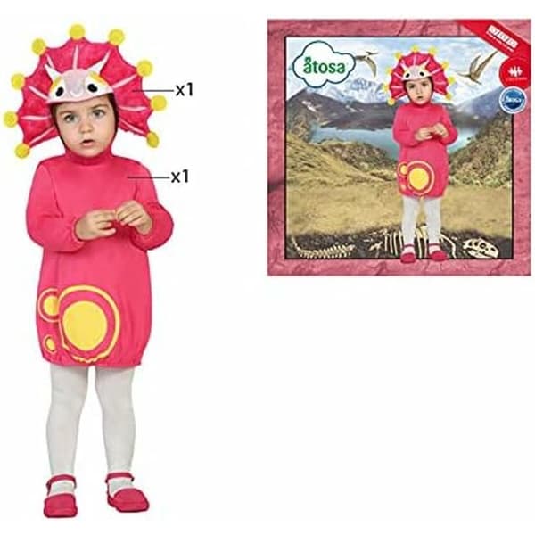 Kostume til babyer Drage Pink - 6-12 måneder