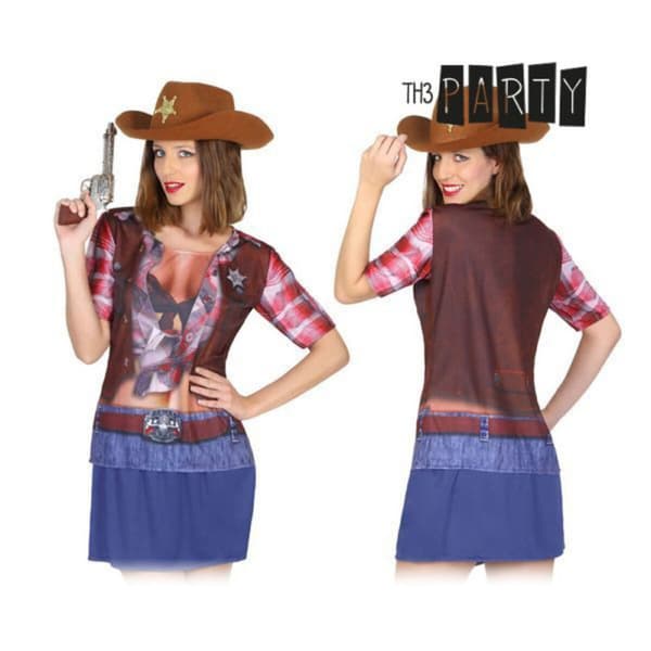 T-shirt til voksne Th3 Party C866 Brun