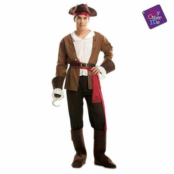 Kostume til voksne My Other Me Pirat - XL