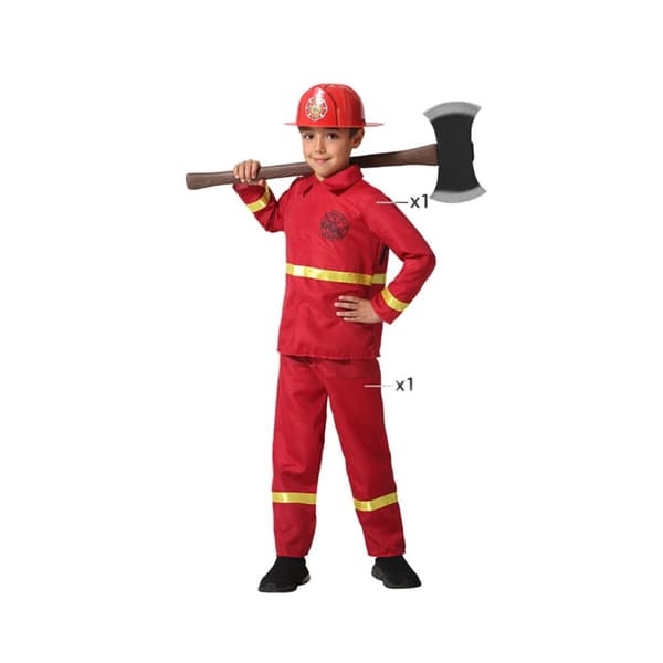 Kostume til børn Rød - 7-9 år