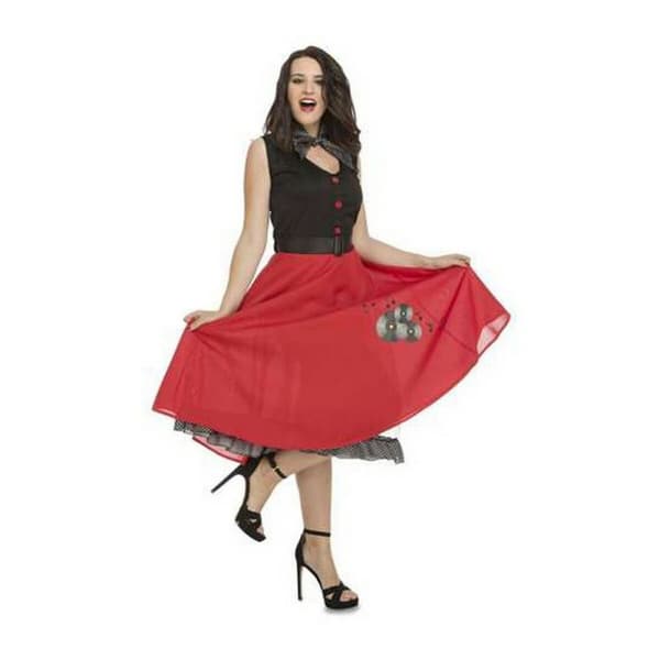 Kostume til voksne My Other Me Chica Ye-Ye Rock sanger - M/L