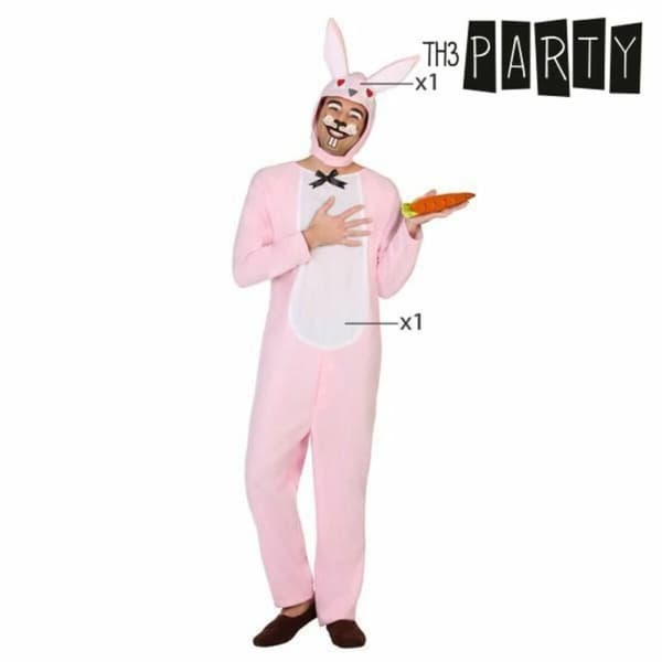 Kostume til voksne Th3 Party Pink dyr - XL
