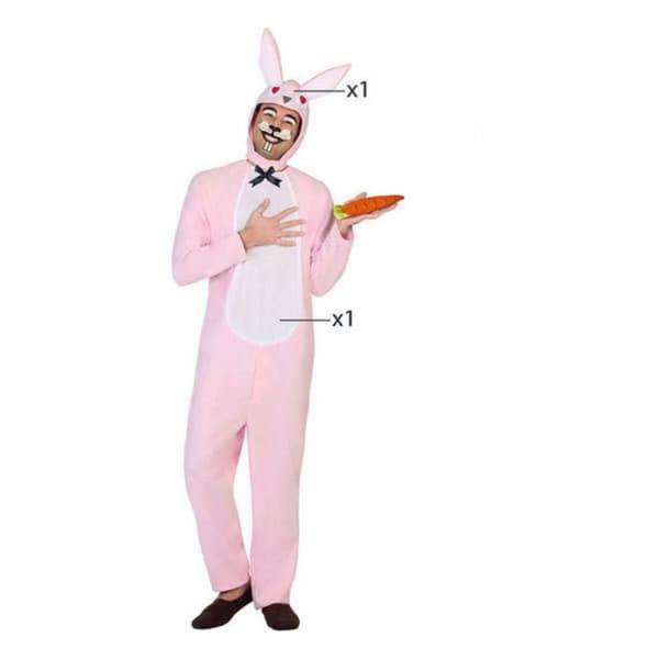 Kostume til voksne Th3 Party Pink dyr - XL