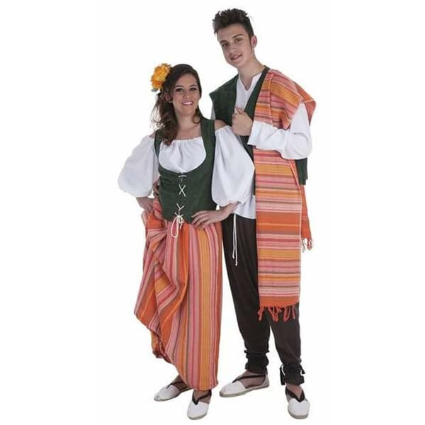 Kostume til voksne Dame Over tjener M/L (3 Dele)