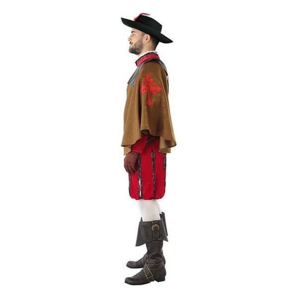 Kostume til voksne 113817 Rød (3 pcs) Musketer - XL