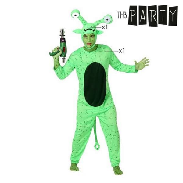 Kostume til voksne Alien - M/L