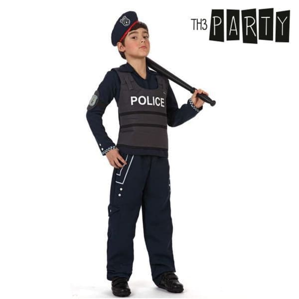 Kostume til børn Politi - 7-9 år