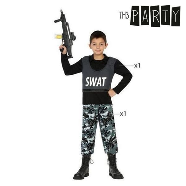 Kostume til børn SWAT politimand (2 pcs) - 5-6 år