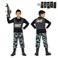 Miniatyrbillede 1 af 6: Kostume til børn SWAT politimand (2 pcs) - 7-9 år