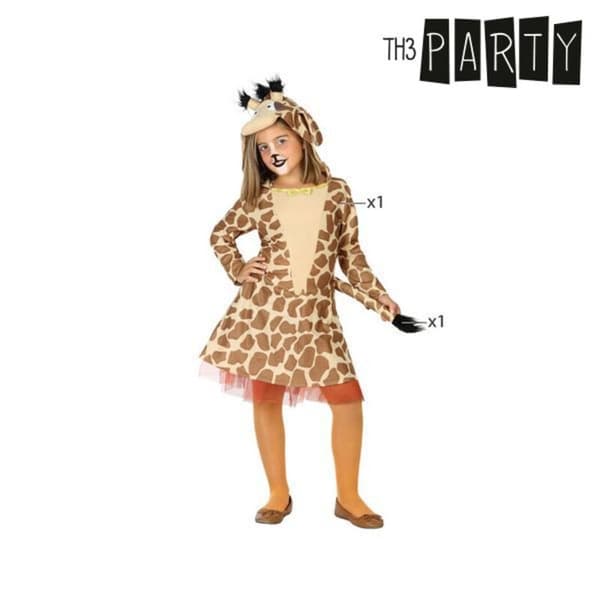 Kostume til børn Th3 Party Brun (2 Dele) (2 enheder) - 7-9 år