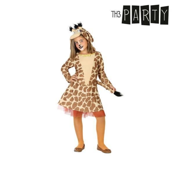 Kostume til børn Th3 Party Brun (2 Dele) (2 enheder) - 5-6 år