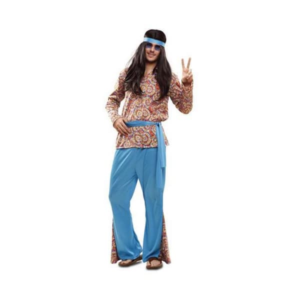 Kostume til voksne My Other Me Hippie Psykedelisk M/L