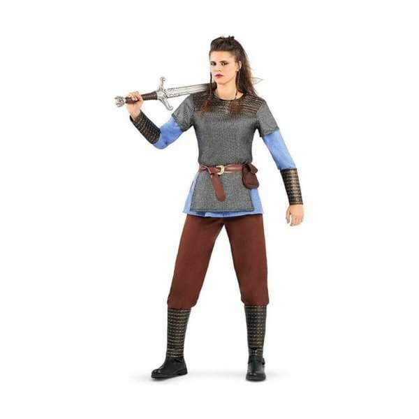 Kostume til voksne My Other Me 5 Dele Viking kvinde Brun - M/L