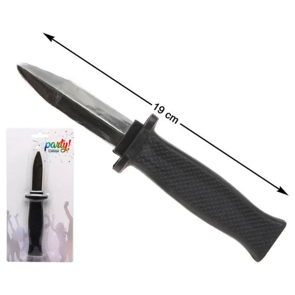 Kniv 19 cm Sort