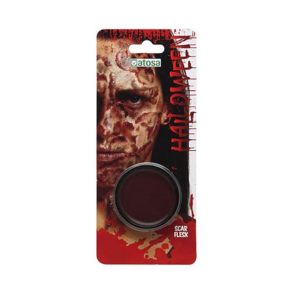 Makeup Scar Flesk Halloween Brun