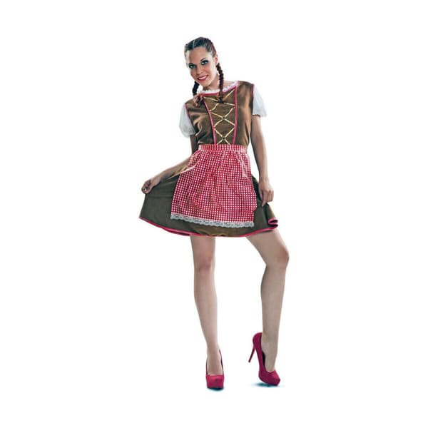 Kostume til voksne My Other Me Dame Tyrol (2 Dele) - S